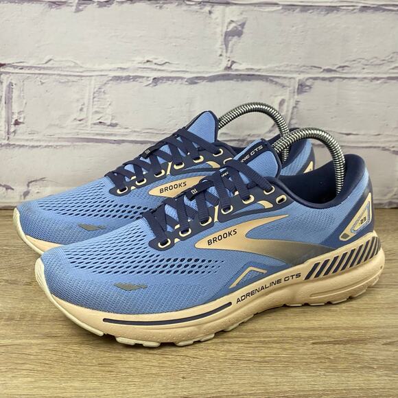 Brooks Shoes - Brooks Adrenaline GTS 23 Blue Running Shoes Women’s Size 9 Athletic Gym Sneakers